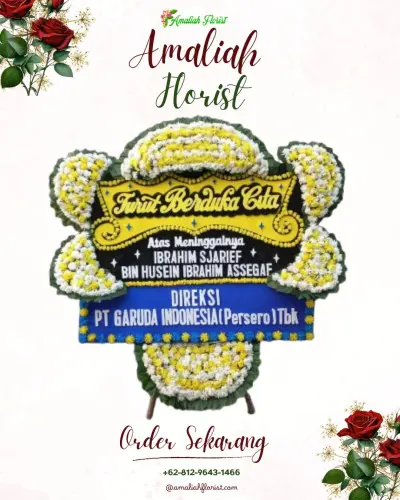 Papan Bunga Duka di Urug